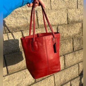 vintage coach mini tote